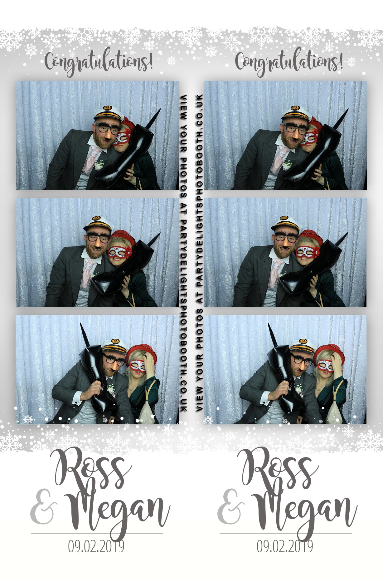 Ross and Megan’s Wedding - Prints | View more photos from the event at gallery.partydelightsphotobooth.co.uk/u/PartyDelightsPhotoBooth/Ross-and-Megan’s-Wedding-Prints